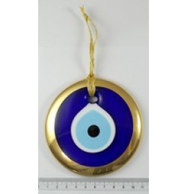 13cm Gold Evil Eye Wall Hanging