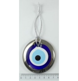 7cm Silver Evil Eye Wall Hanging