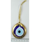 Gold Trim 5.5 cm Turkish Evil Eye bead