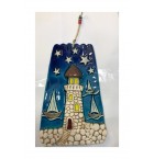 Ceramic Lighthouse Wall Ornament