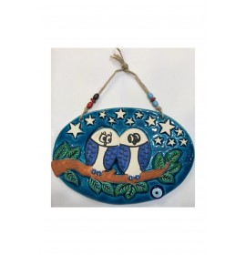Ceramic Owl Double Wall Ornament