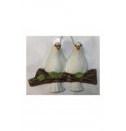 Ceramic Pigeon Double Wall Ornament