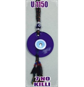 WOOL ROPE MACRAME WITH EVIL EYE  WALL HANGING