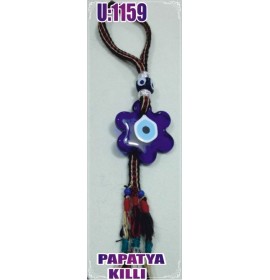 WOOL ROPE MACRAME WITH EVIL EYE WALL HANGING