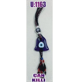 WOOL ROPE MACRAME WITH EVIL EYE WALL HANGING