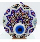 Seljuklu fusion glass and evil eye wall decor