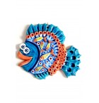Fish Turquoise Ceramic Wall Ornament