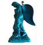 Turquoise Angel Figured Ceramic Wall Ornament