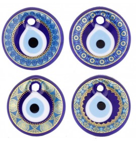 Mixed Motif Turkish evil eye bead