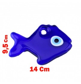 fish Turkish evil eye bead