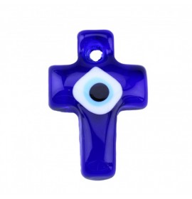 Cross Turkish Evil Eye Bead