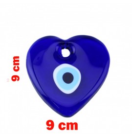 Heart Turkish evil eye bead 