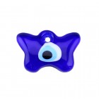 Butterfly Turkish evil eye bead