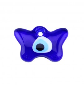 Butterfly Turkish evil eye bead