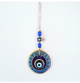 double golden eye wall decor