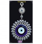 Silver Plated  Metal Evil Eye Wall Hanging