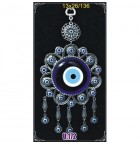 Silver Plated  Metal Evil Eye Wall Hanging