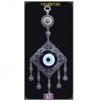 Silver Plated  Metal Evil Eye Wall Hanging