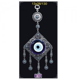 Silver Plated  Metal Evil Eye Wall Hanging
