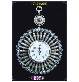 Silver Plated  Metal Evil Eye Wall Hanging