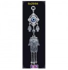 Silver Plated  Metal Hamsa Wall Hanging