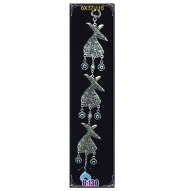 Silver Plated  Metal Whirling Dervish Triple Wall Hanging