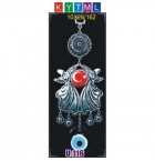 Silver Plated  Metal Whirling Dervish with Evil Eye Bead