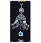 Silver Plated  Metal Fish Wall Hanging