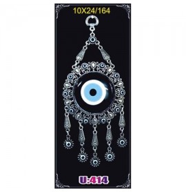 Silver Plated  Metal Evil Eye Wall Hanging