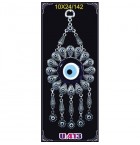 Silver Plated  Metal Evil Eye Wall Hanging