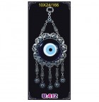 Silver Plated  Metal Evil Eye Wall Hanging