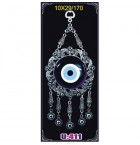 Silver Plated  Metal Evil Eye Wall Hanging